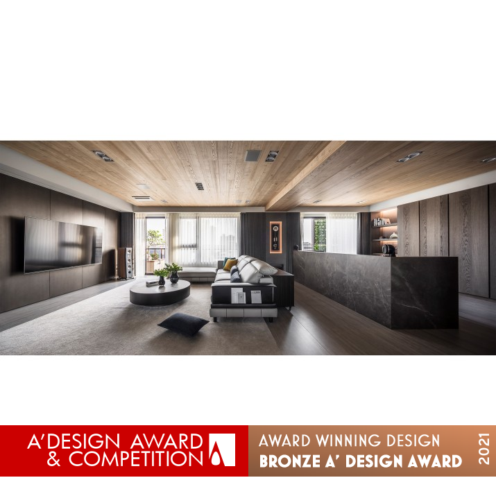 Mix of Science and Aesthetics Residence by Kevin Chu Bronze Interior Space and Exhibition Design Award Winner 2021 