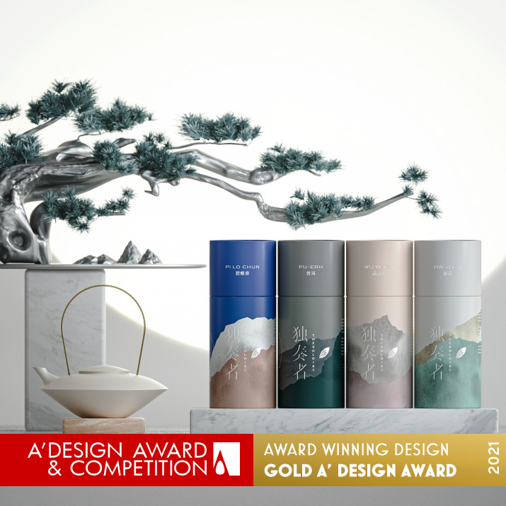 The Soloist Tea Packaging by Li Dingding Golden Packaging Design Award Winner 2021 