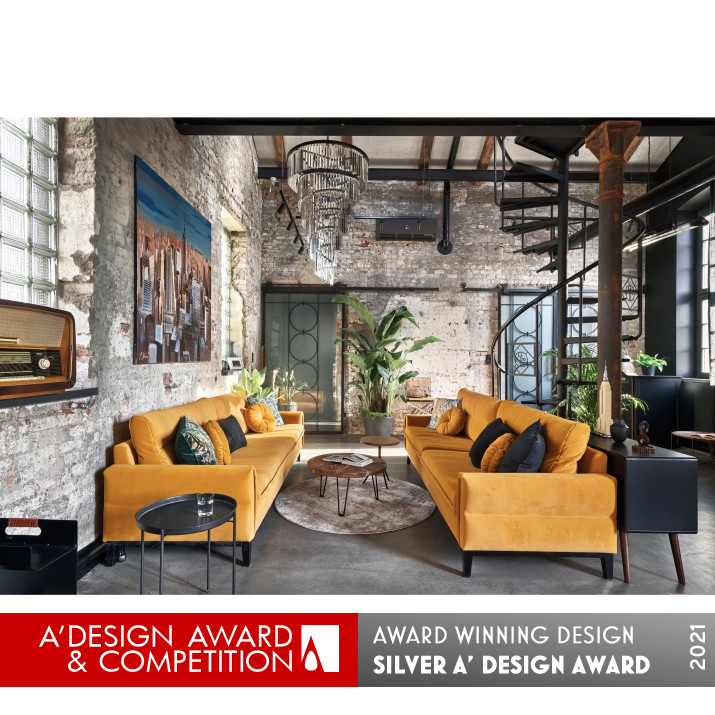 Forge Loft Apartment by Jan Sikora Silver Interior Space and Exhibition Design Award Winner 2021 