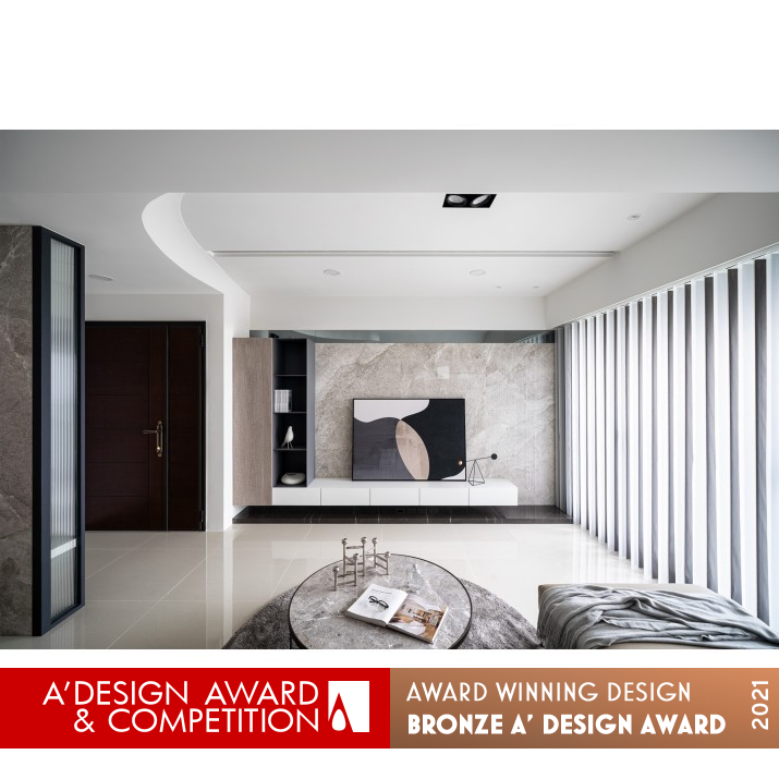 Hall of Sonata Residential by Ying Chen Hsieh Bronze Interior Space and Exhibition Design Award Winner 2021 