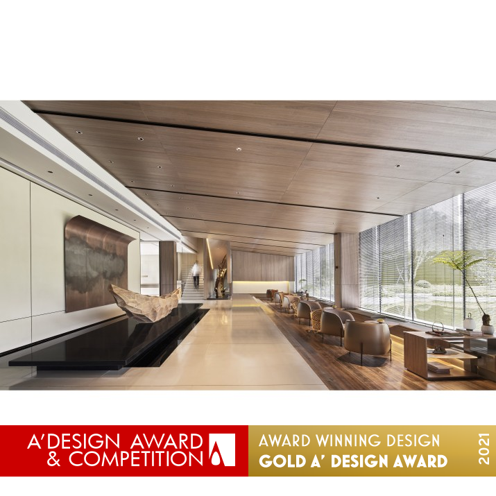 The Osmanthus Grace Sales Center by WJ STUDIO Golden Interior Space and Exhibition Design Award Winner 2021 