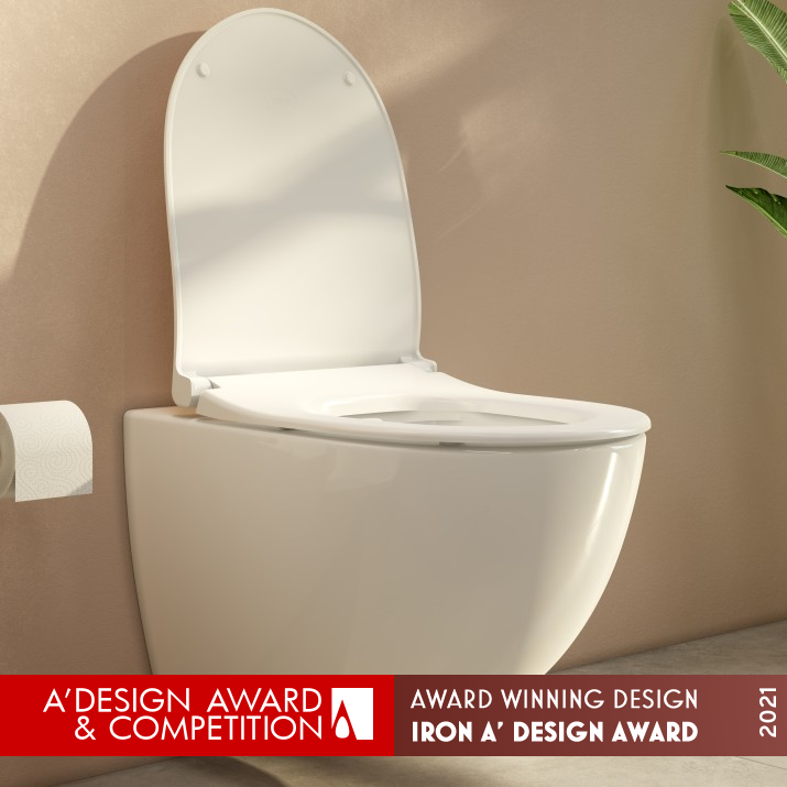 Vitra RimEx Wall Hung Series Easy Cleaning WC by Digital Panorama Iron Movie, Video and Animation Design Award Winner 2021 