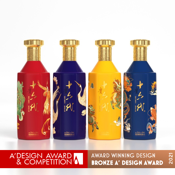 Family Series Baijiu Packaging by Mason Wang Bronze Packaging Design Award Winner 2021 