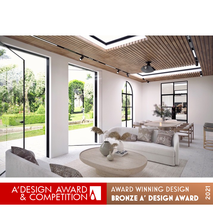 Cozy Life In London Residential House by Nataliya Kozhokar Bronze Interior Space and Exhibition Design Award Winner 2021 