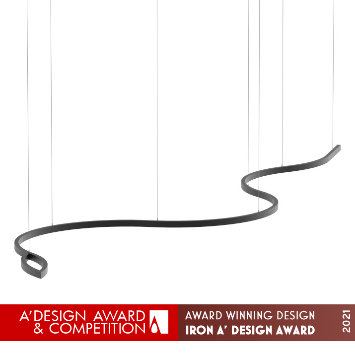 Cobra Pendant Light by Catarina Santos Iron Lighting Products and Fixtures Design Award Winner 2021 