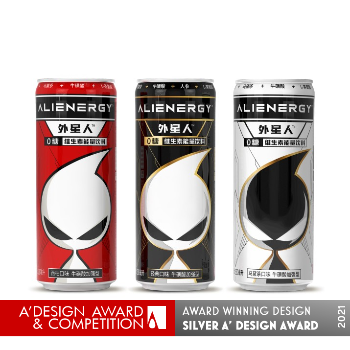 Alienergy Energy Drink Functional Beverages by Genki Forest Silver Packaging Design Award Winner 2021 