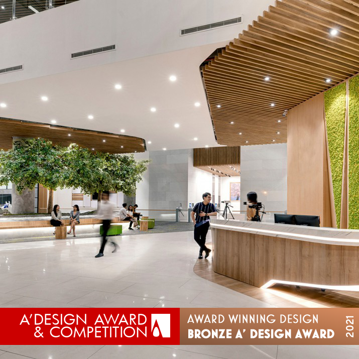 Unilever Homebase Office by ADP Bronze Interior Space and Exhibition Design Award Winner 2021 