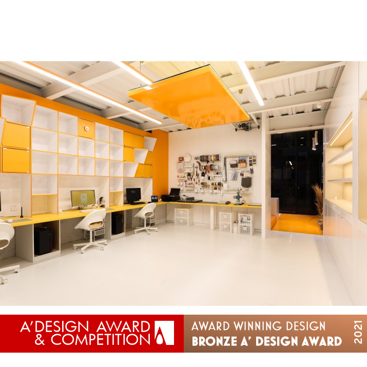 Yeahbox Office by Danqing Guo Bronze Interior Space and Exhibition Design Award Winner 2021 