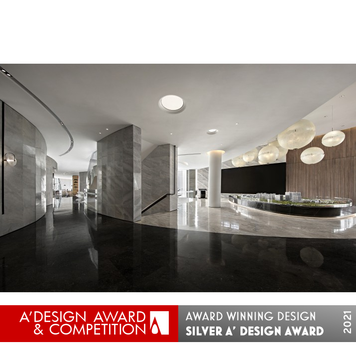 Inborn Splendid Sales Office by Matrix Design Silver Interior Space and Exhibition Design Award Winner 2021 