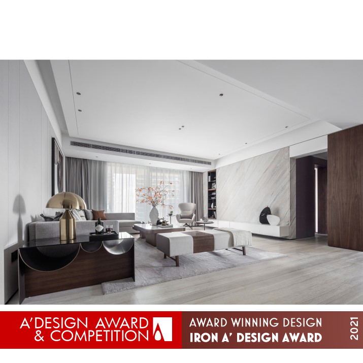 Sunny House Model Room by Guangzhou Dimension Interspace Design Co., Ltd. Iron Interior Space and Exhibition Design Award Winner 2021 