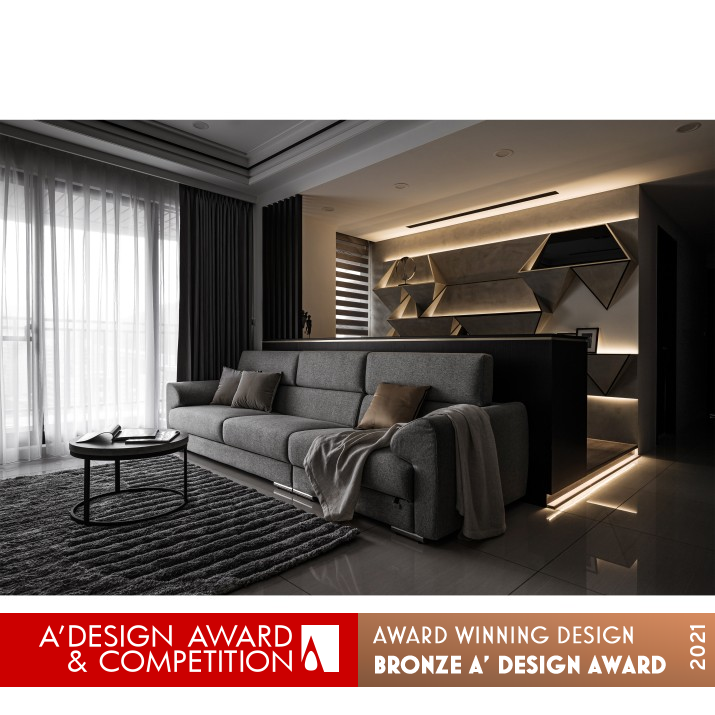 Modern Kingdom Residential Space by Te-Chih Lo Bronze Interior Space and Exhibition Design Award Winner 2021 