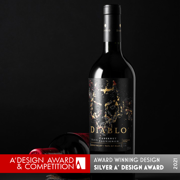 Diablo Black Wine Packaging by Ximena Ureta Silver Packaging Design Award Winner 2021 