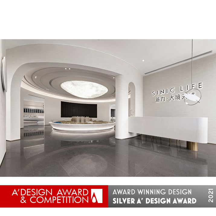 Sinic Life Sales Center by Ocean Luo Silver Interior Space and Exhibition Design Award Winner 2021 