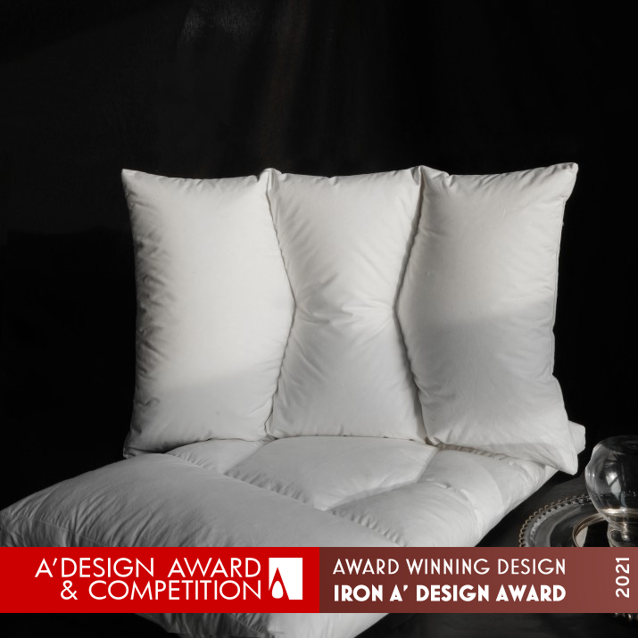 Side-Sleep Pillow by Yao Lu Iron Furniture Design Award Winner 2021 