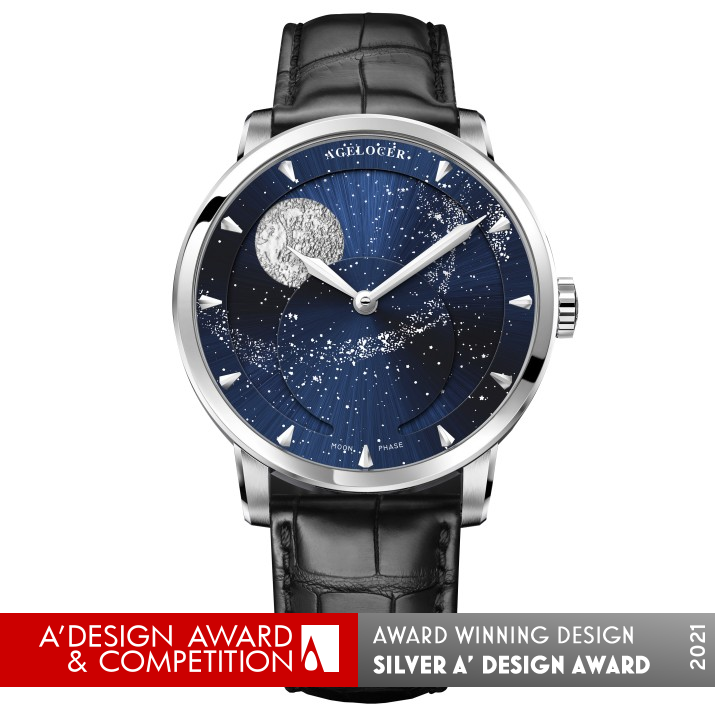 Astronomer Watch by Fuqing Ye and Liyue Lai Silver Jewelry Design Award Winner 2021 