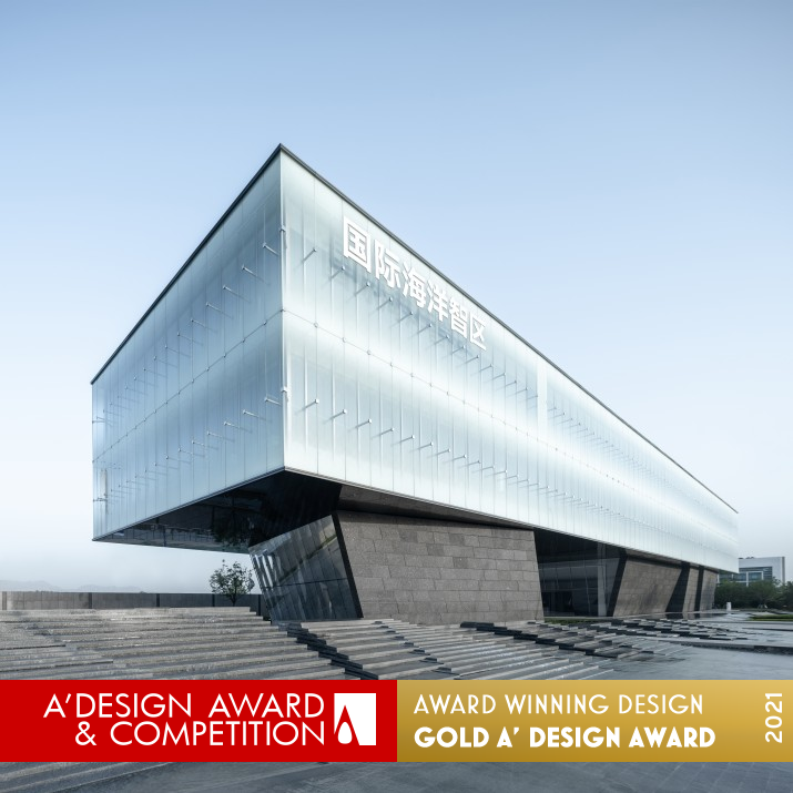 Qingdao Marine Park Exhibition Center Building by Shenzhen Huahui Design Golden Architecture, Building and Structure Design Award Winner 2021 