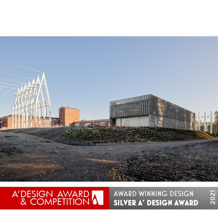 Imatra GIS Electricity Substation by Virkkunen and Co Architects Silver Architecture, Building and Structure Design Award Winner 2021 