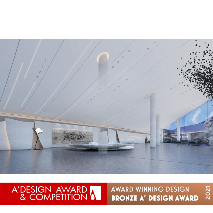 Aoka Sales Office Sales Center by Miaoyi Jiang Bronze Interior Space and Exhibition Design Award Winner 2021 