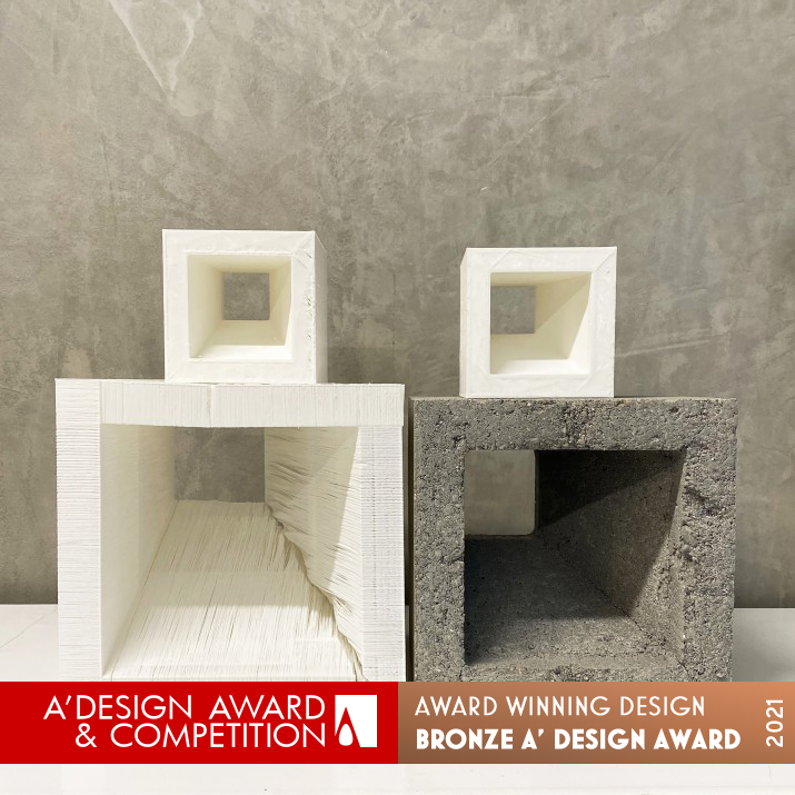 Excentrico Construction Product by Dante Luna Bronze Building Materials and Construction Components Design Award Winner 2021 