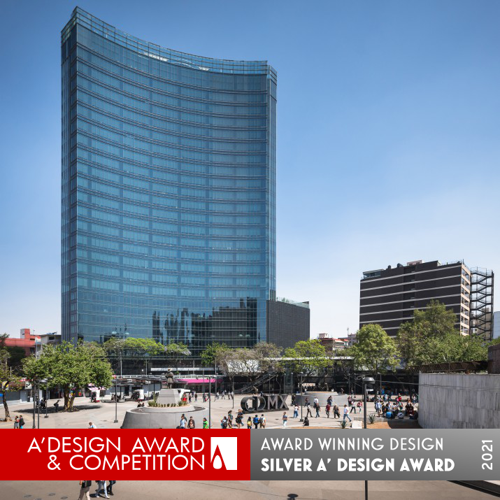 Glorieta Insurgentes Tower by Yoram Cimet and Sholem Cimet Silver Construction and Real Estate Projects Design Award Winner 2021 