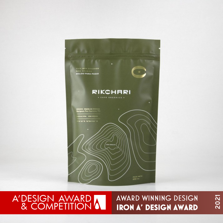 Rikchari Coffee Packaging by Planetario Iron Packaging Design Award Winner 2021 