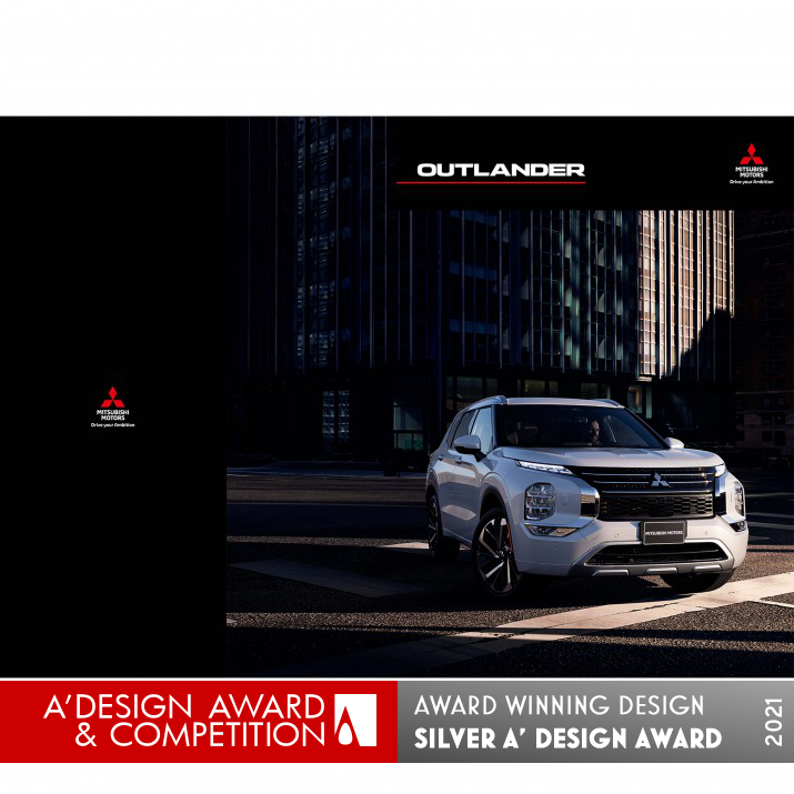 Mitsubishi Motors Outlander Brochures of Car Products and Functions by Noriko Hirai Silver Advertising, Marketing and Communication Design Award Winner 2021 