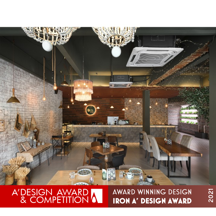 V Life Vegan Cafe by Watsonkoay Iron Interior Space and Exhibition Design Award Winner 2021 