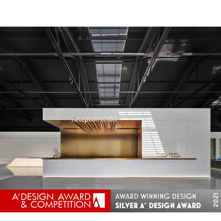 Longfor Blue Engine Industrial Park Investment Promotion Center by Li Liu Silver Interior Space and Exhibition Design Award Winner 2021 