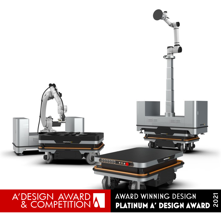 AGV Construction Heavy-Duty Chassis by Fan Wu and Hao Meng Platinum Robotics, Automaton and Automation Design Award Winner 2021 