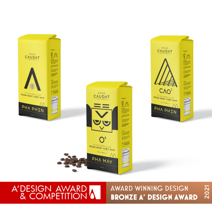 From Caudat Packaging Design by Vu Agency Bronze Packaging Design Award Winner 2021 