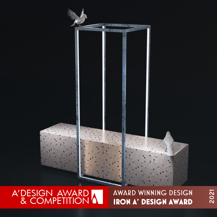 Birds Multifunctional Table by Oksana Belova Iron Furniture Design Award Winner 2021 