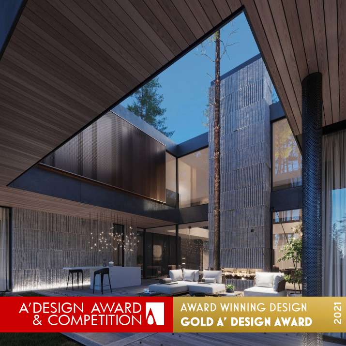 House in Repino Residential by Shamsudin Kerimov Golden Architecture, Building and Structure Design Award Winner 2021 