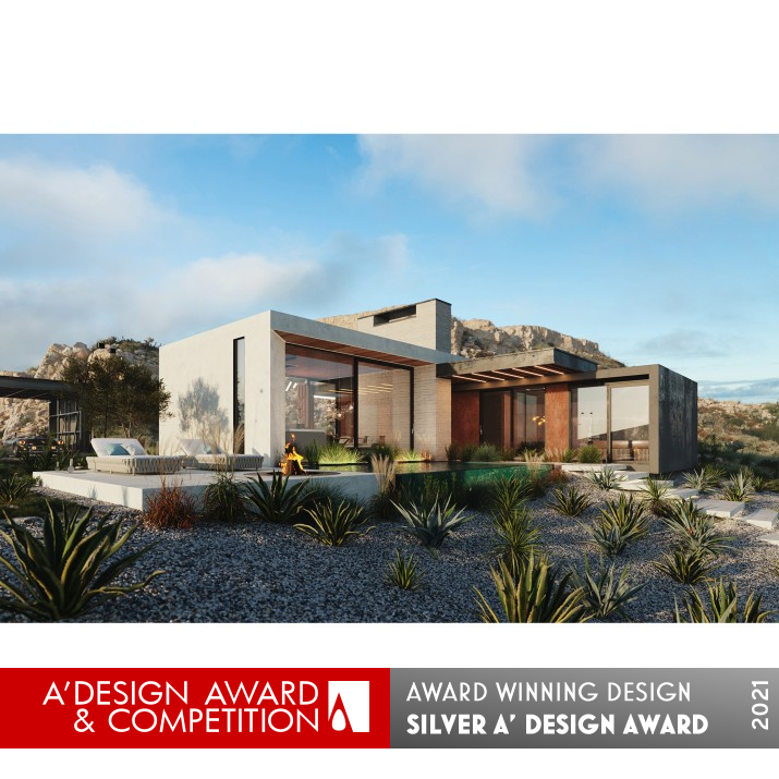 House On The Cliff Residential Building by Shamsudin Kerimov Silver Architecture, Building and Structure Design Award Winner 2021 