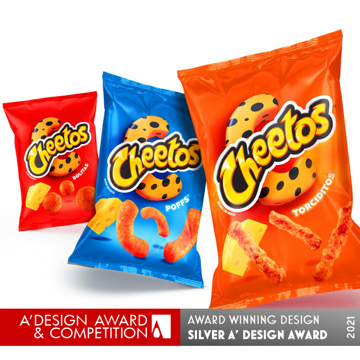 Cheetos Redesign Packaging by Dennis Furniss Silver Packaging Design Award Winner 2021 