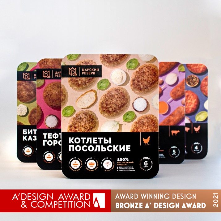 Tsarsky Reserve Paper Packaging by Natalya Bilousova Bronze Packaging Design Award Winner 2021 