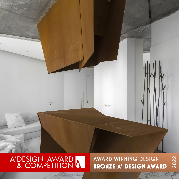 Golden Mile Interior Space by Maxim Kashin Bronze Interior Space and Exhibition Design Award Winner 2022 