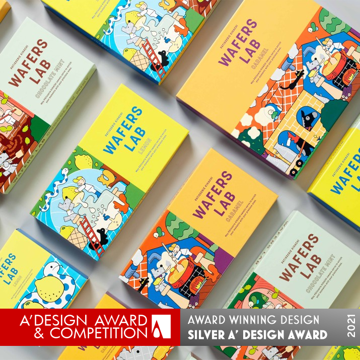 Wafers Lab Packaging by Dodo Design Co., Ltd. Silver Packaging Design Award Winner 2021 