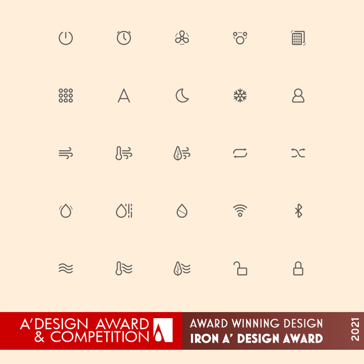 Air Btn UI Elements by Xu Chen and Rong Zhang Iron Graphics, Illustration and Visual Communication Design Award Winner 2021 