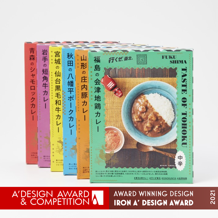 Taste of Tohoku Packaging by Dodo Design Co., Ltd. Iron Packaging Design Award Winner 2021 