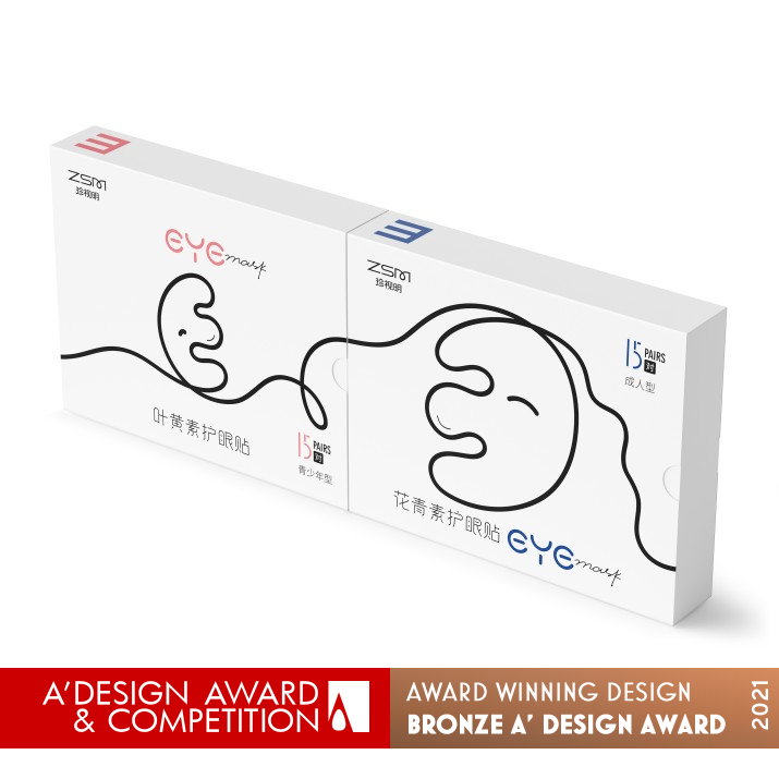 Zhenshiming Eye Mask by Bo Yang Bronze Packaging Design Award Winner 2021 