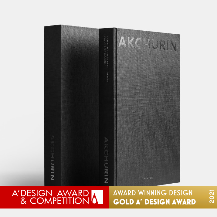 Akchurin New York Hardcover Book by Chingiz Akchurin Golden Limited Edition and Custom Design Award Winner 2021 