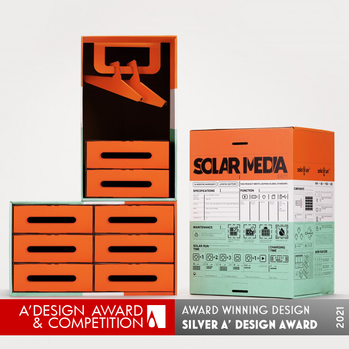 Solar Media Package Reuse Solution by Tiger Pan Silver Packaging Design Award Winner 2021 