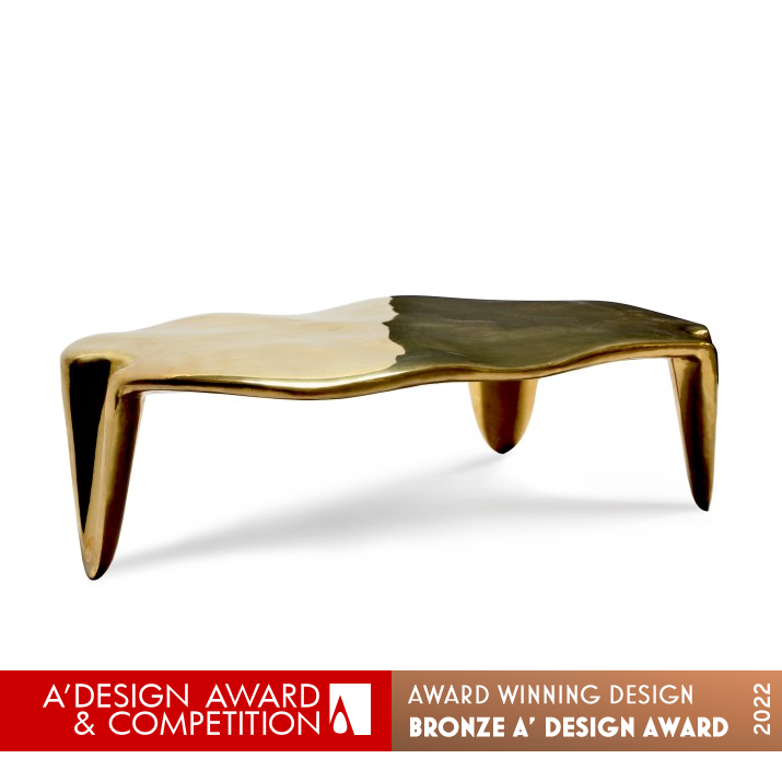 Goldwater Coffee Table by Oliver Bowien Bronze Furniture Design Award Winner 2022 