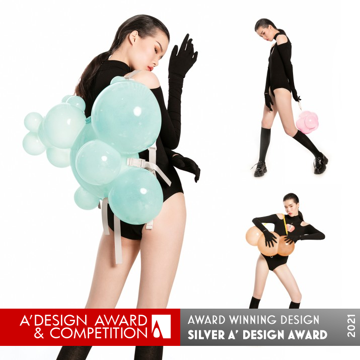 Bubble 3D Printed Photochromic Backpack by Jingyi Wu and Liyuan Bao Silver Fashion and Travel Accessories Design Award Winner 2021 