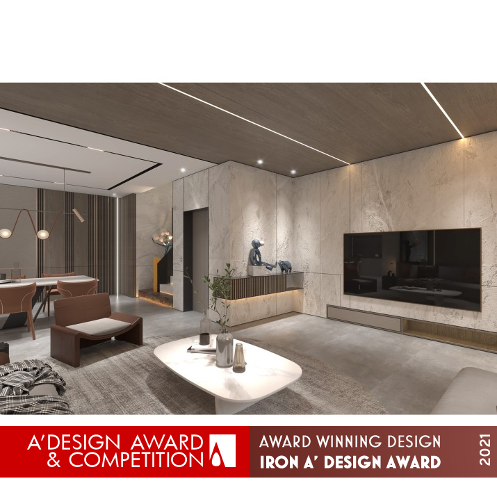 Sophisticated In Style Residential Space by Chih-Yuan Chen Iron Interior Space and Exhibition Design Award Winner 2021 