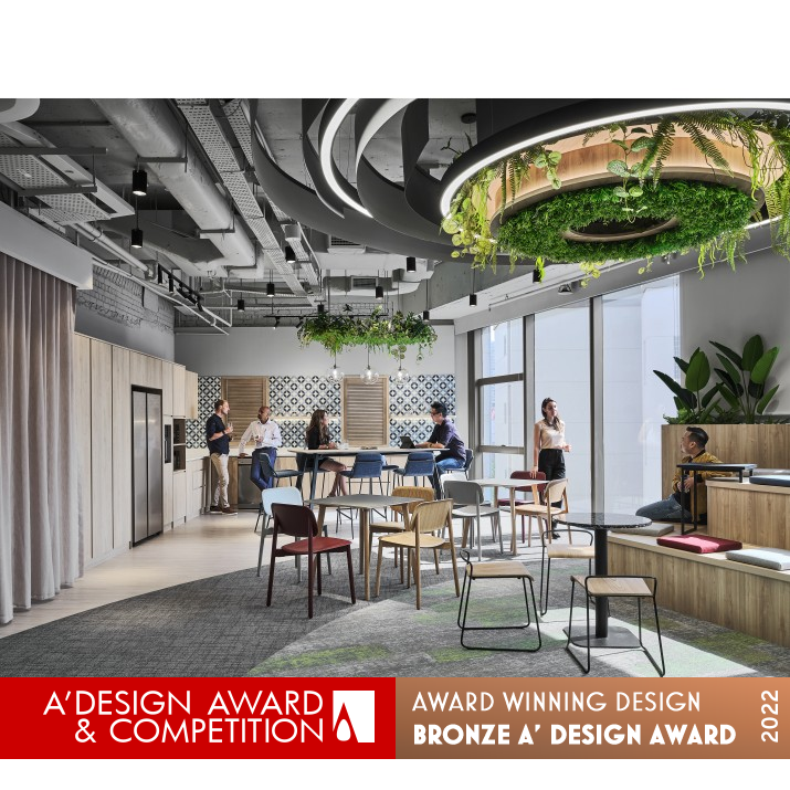 Six Financial Information Singapore Workplace by Id Integrated Pte Ltd Bronze Interior Space and Exhibition Design Award Winner 2022 