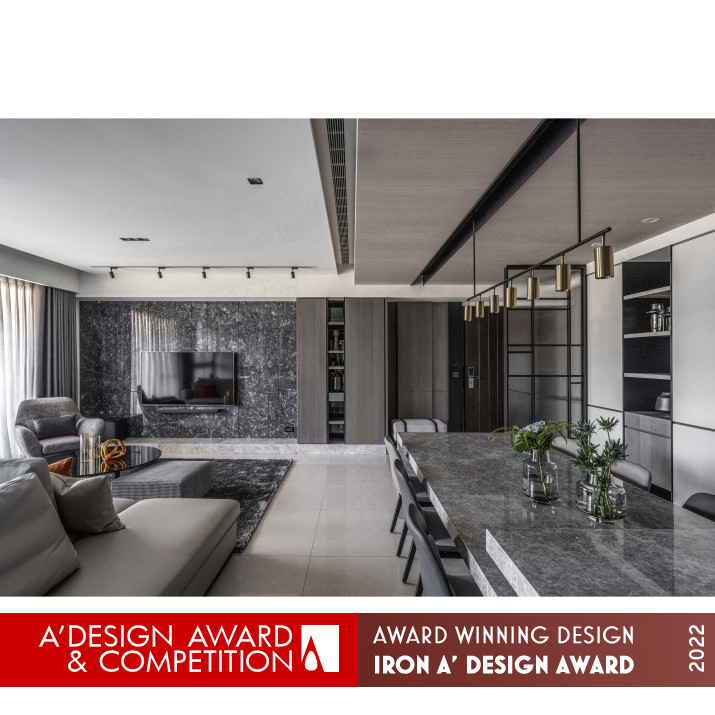 Gentle Grey Residential by Yu-Wen Wang Iron Interior Space and Exhibition Design Award Winner 2022 