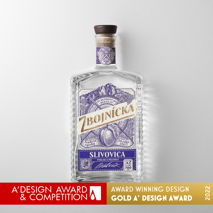 The Treasure of Zbojniks Label by Sasha Sharavarau Golden Packaging Design Award Winner 2022 