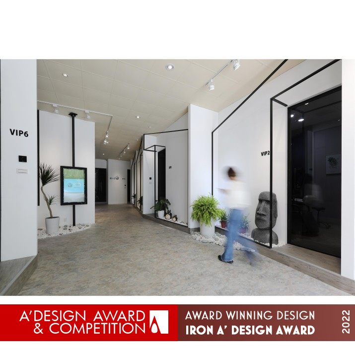 Path of Daylight Hair Salon by Jao-Wen Shao Iron Interior Space and Exhibition Design Award Winner 2022 