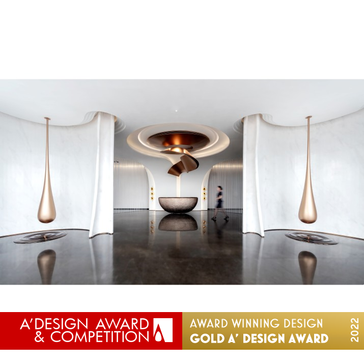 CIFI Nansha Yaoyue Bay Sales Center by 10 Degrees Design Golden Interior Space and Exhibition Design Award Winner 2022 